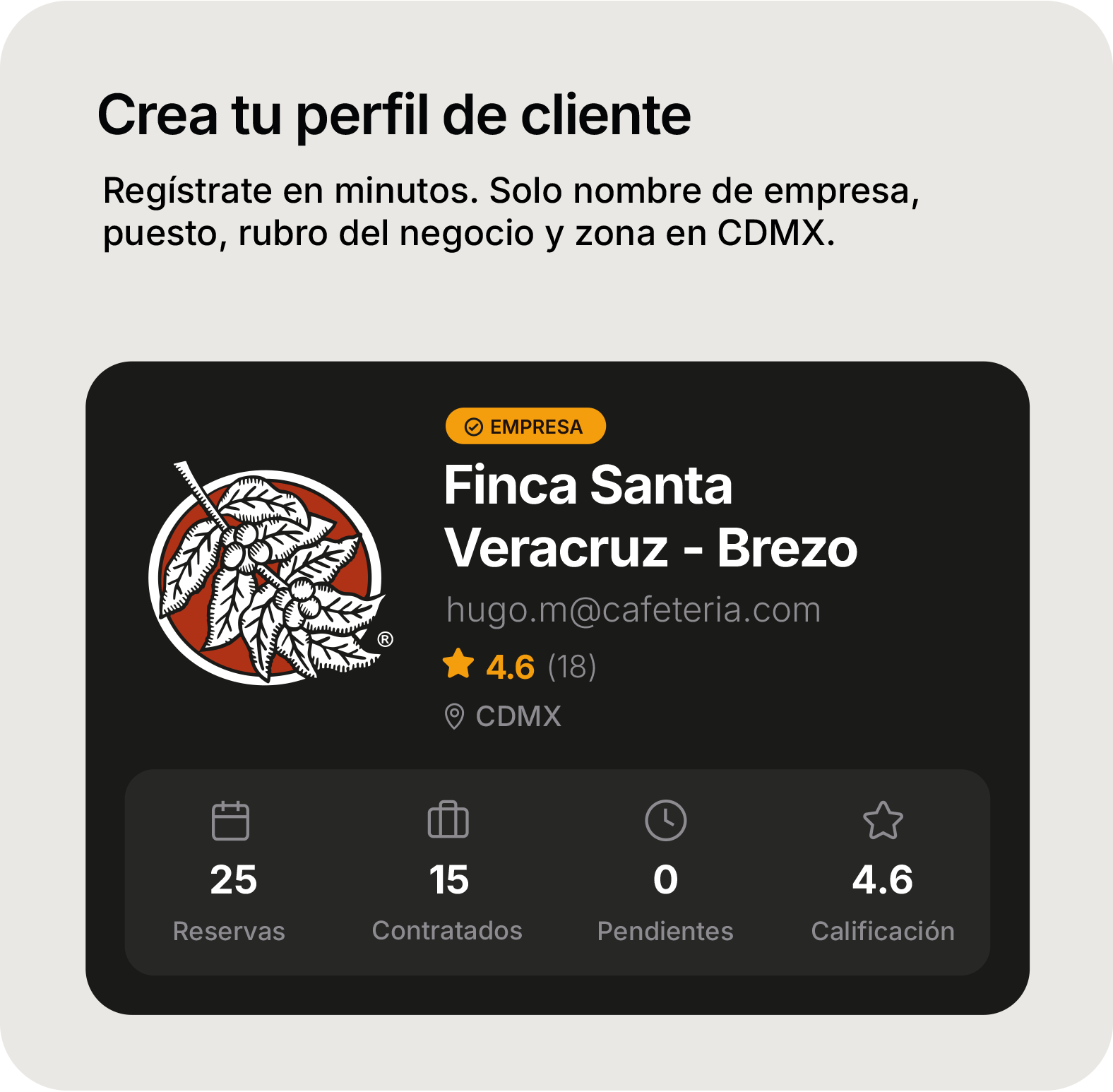 Crea tu cuenta de negocio