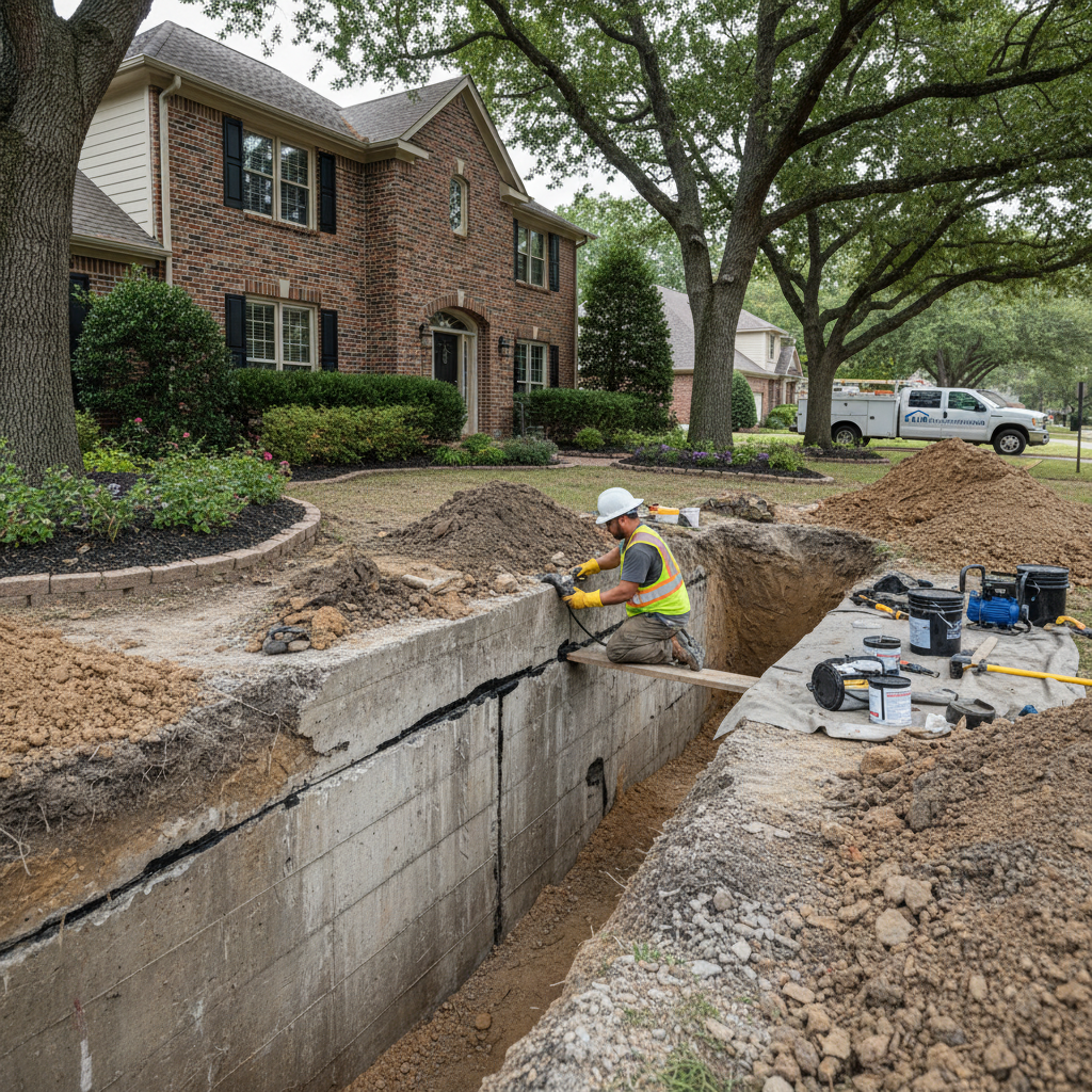 Residential foundation repair in Laval, Quebec