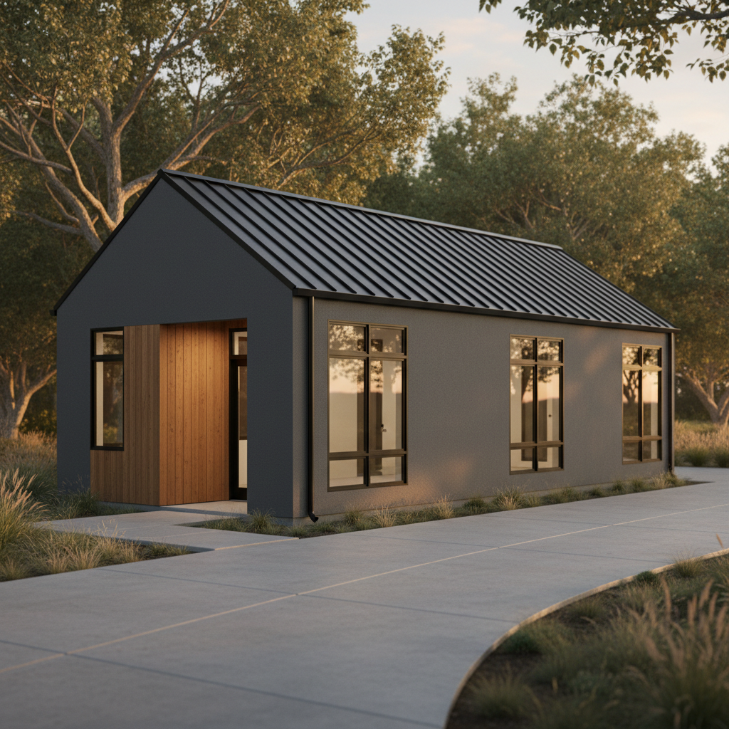 ADU - Charcoal Stucco