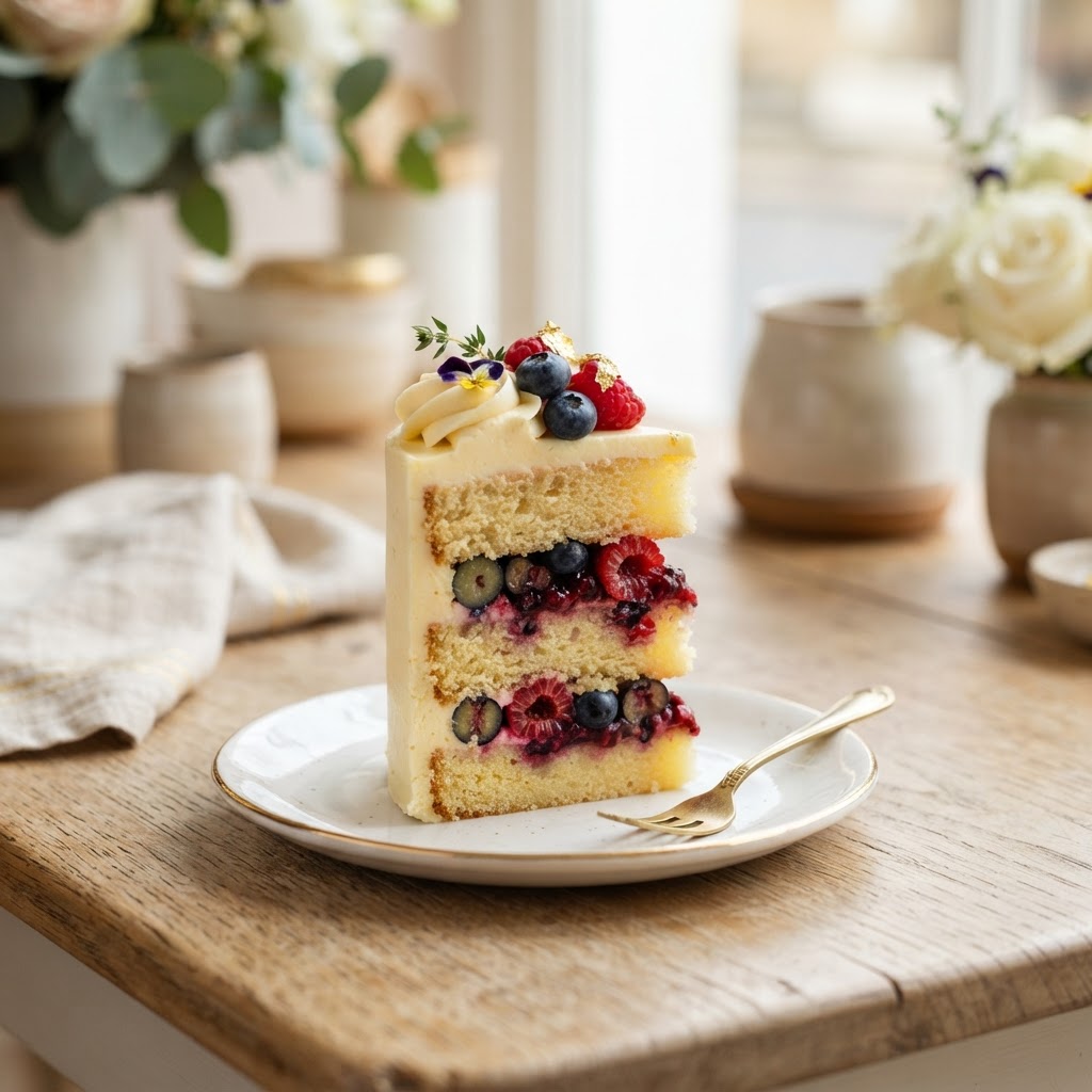 Lemon Blueberry with Mixed Berry
