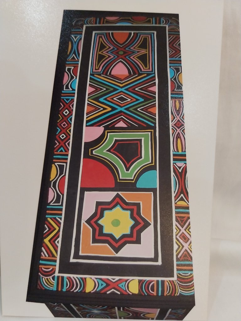 Coffre Artisanal Marocain — Zellige Coloré