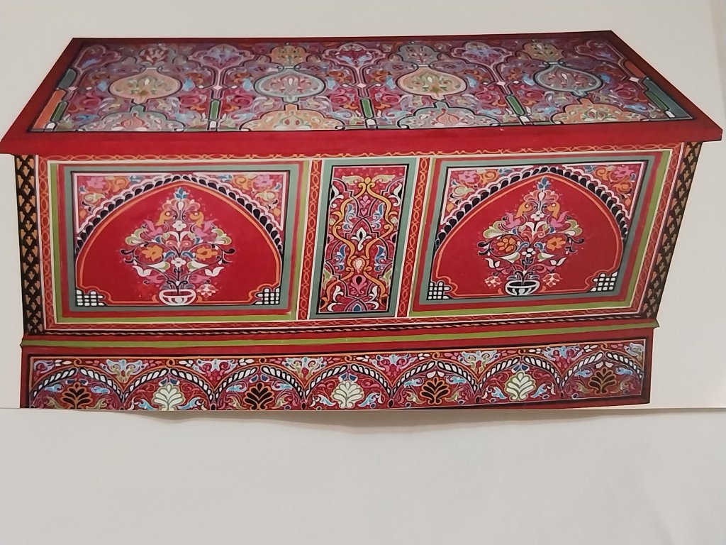 Coffre Artisanal Marocain Peint