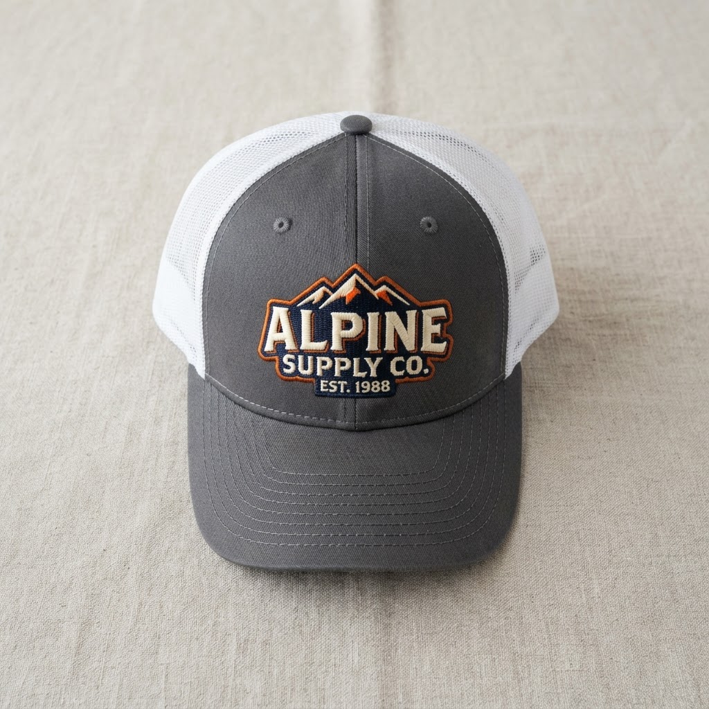 Embroidered Trucker Hat