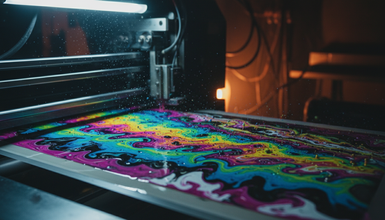 i1600 DTF printer in operation