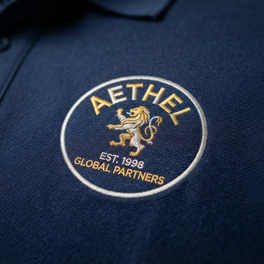 Embroidered Polo Logo