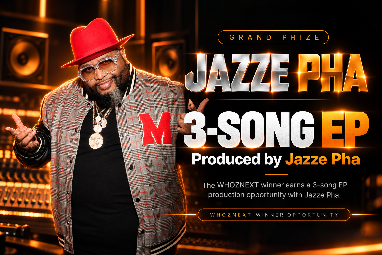 Jazze Pha - 3-Song EP Production Opportunity for the WHOZNEXT Winner