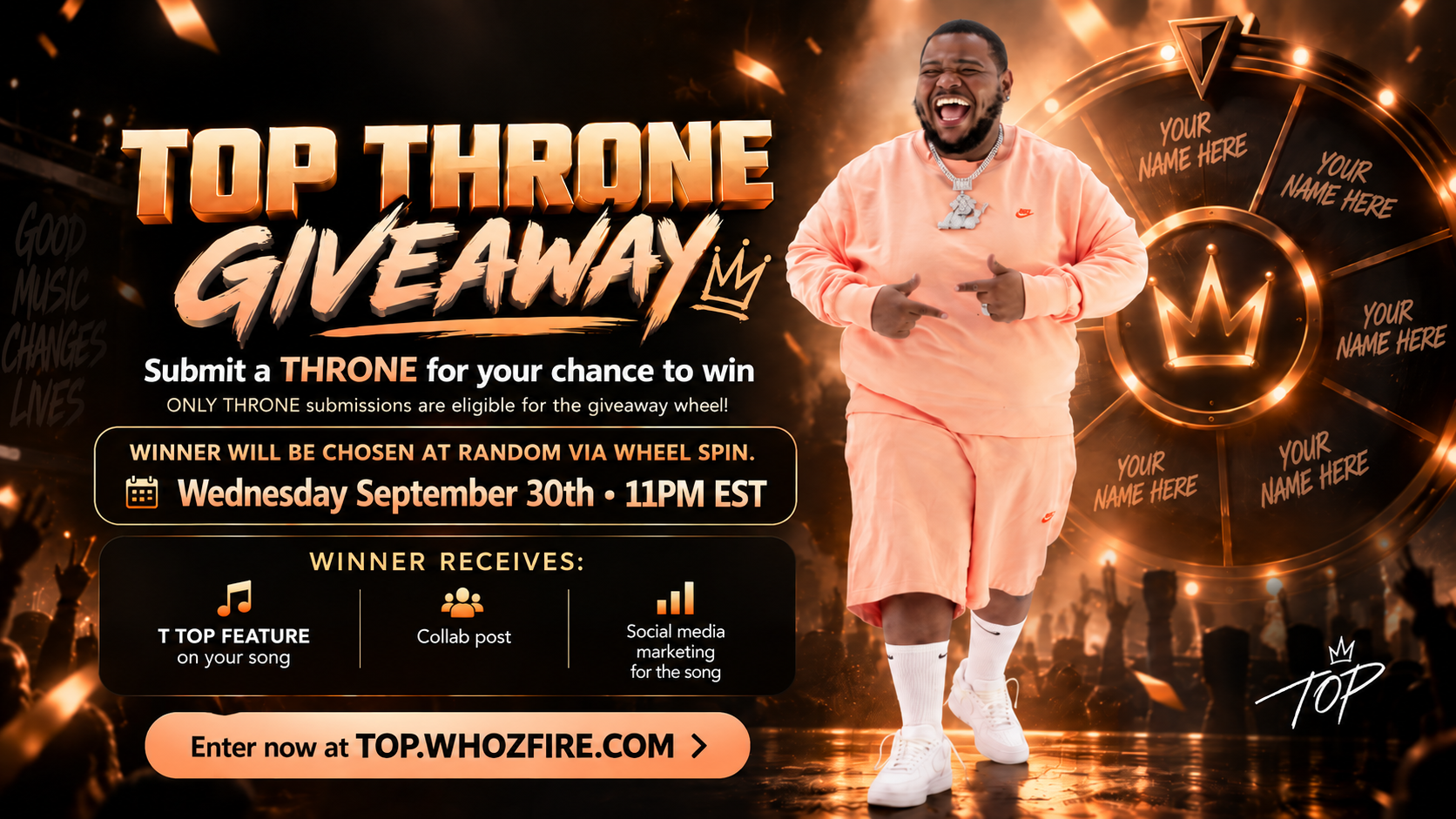 TOP Throne Giveaway