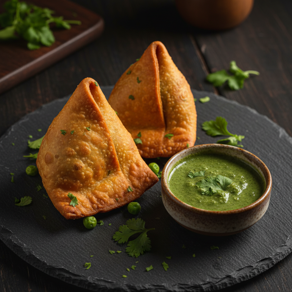 Vegetable Samosas (2 Pieces)