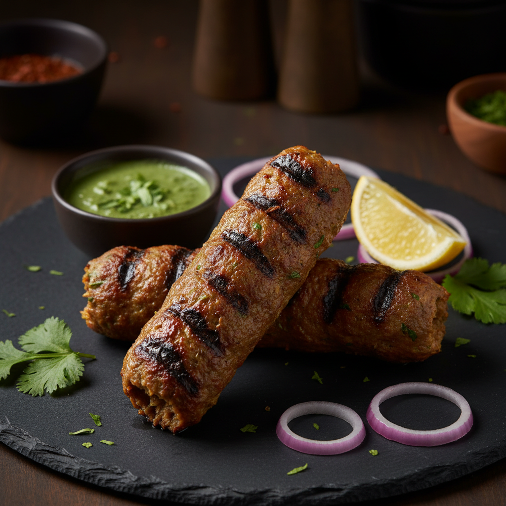Lamb Seekh Kebab (2 Pieces)