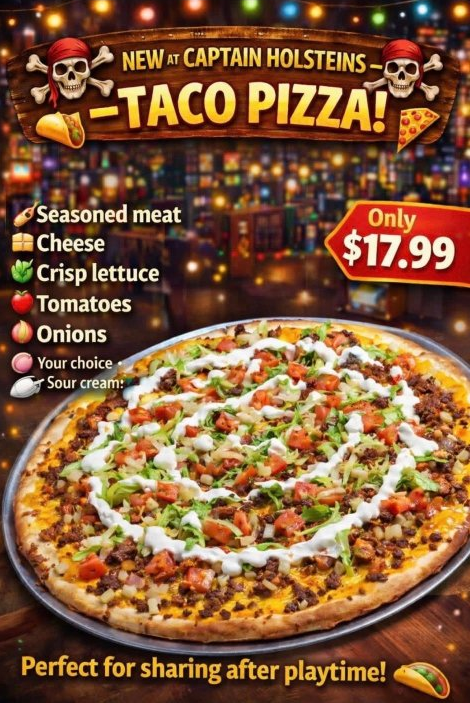 Taco Pizza — $17.99