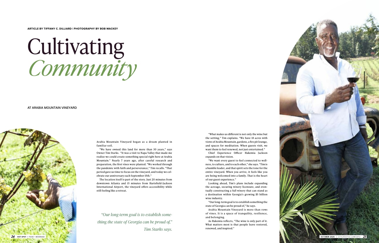 Beyond the Vineyard: Creating Visibility for Arabia Mountain Vineyard