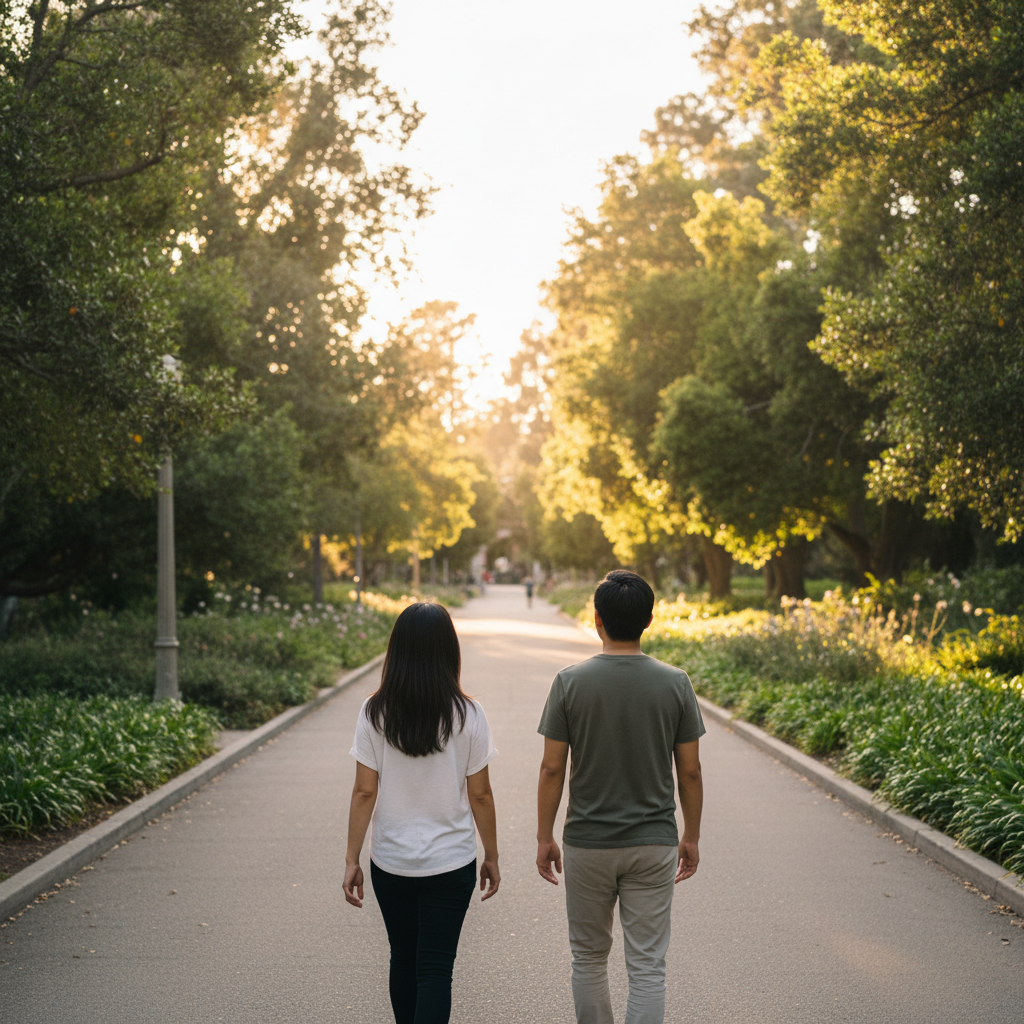 Walk and talk therapy outdoors in San Diego