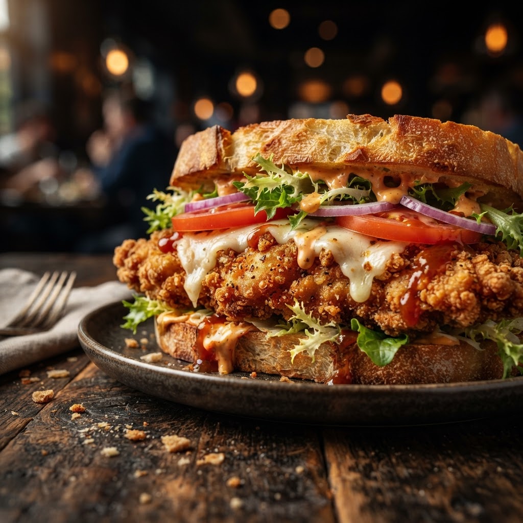 Sandwich Pollo Crujiente