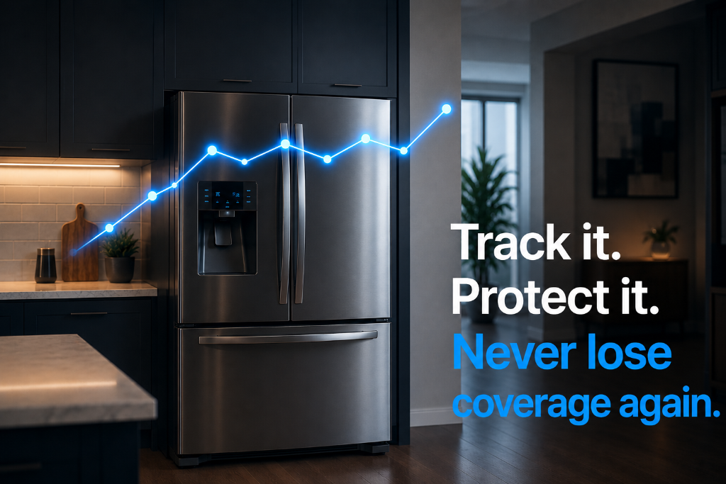 Track it. Protect it. Never lose coverage again.