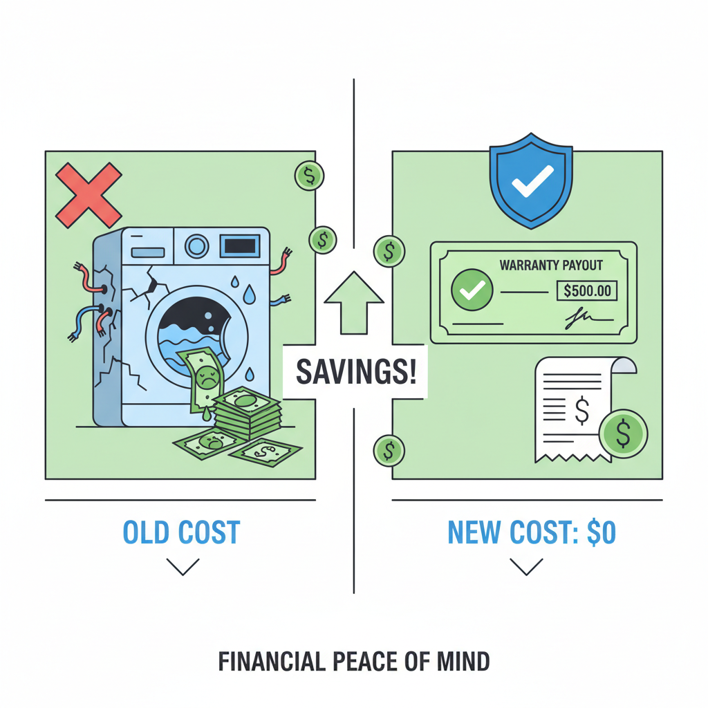 Warranty savings illustration