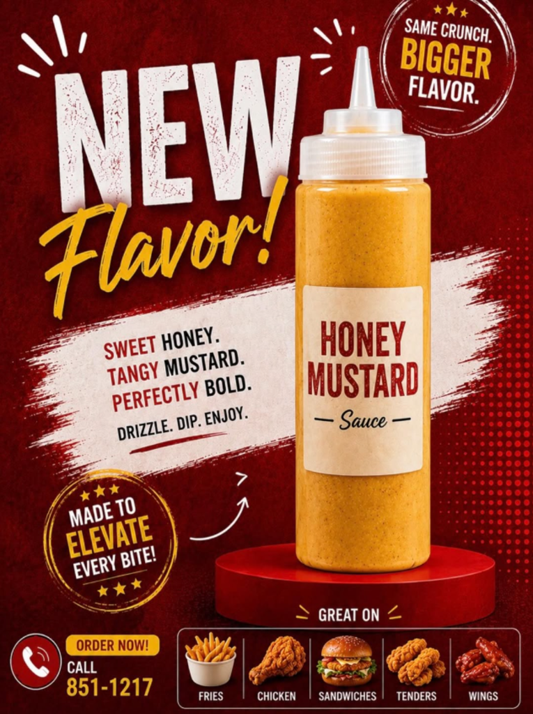 New Honey Mustard Sauce