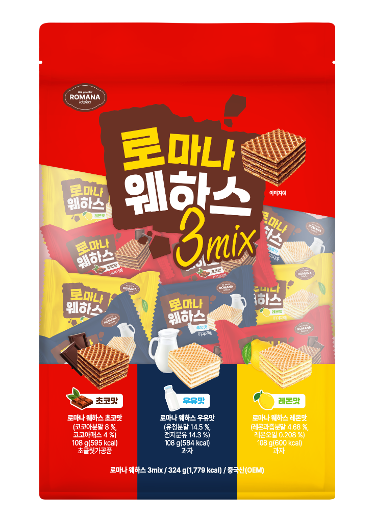 로마나 웨하스 3mix