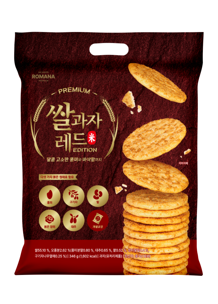 로마나 쌀과자 레드