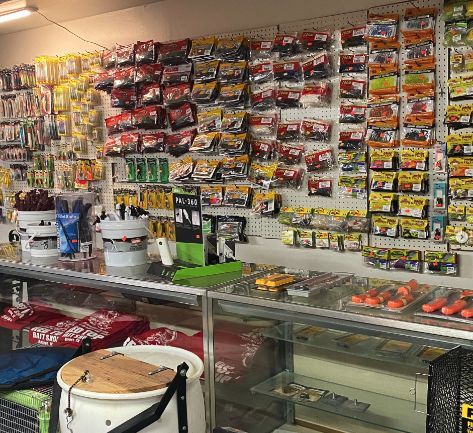 Ingram Bait & Tackle interior
