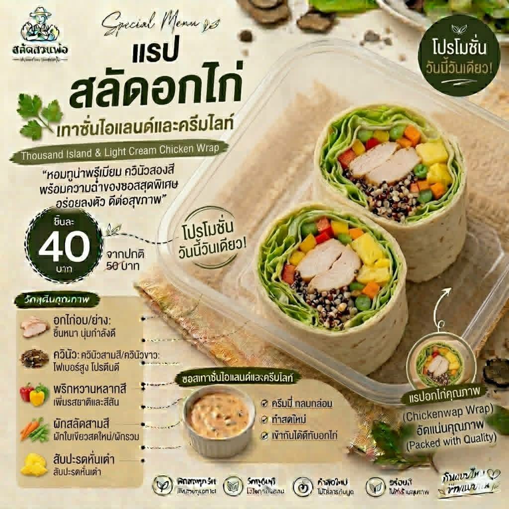แรปสลัดอกไก่