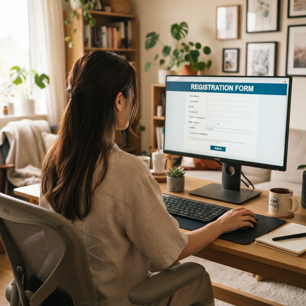 Sign Up to Create a User Account