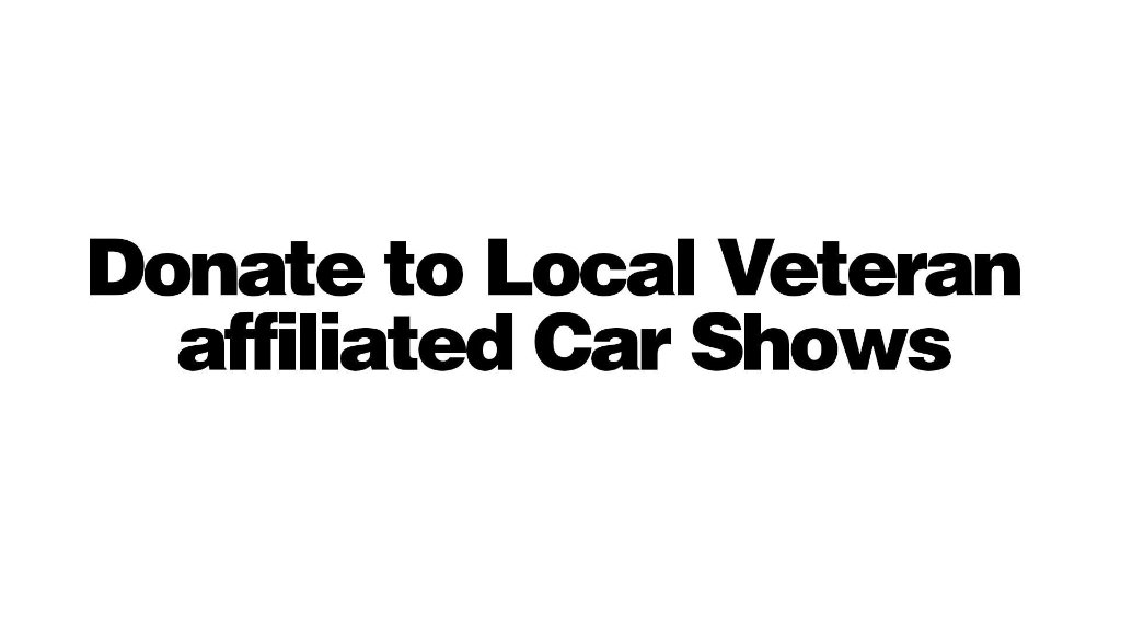 Local Veteran Car Show Supporter