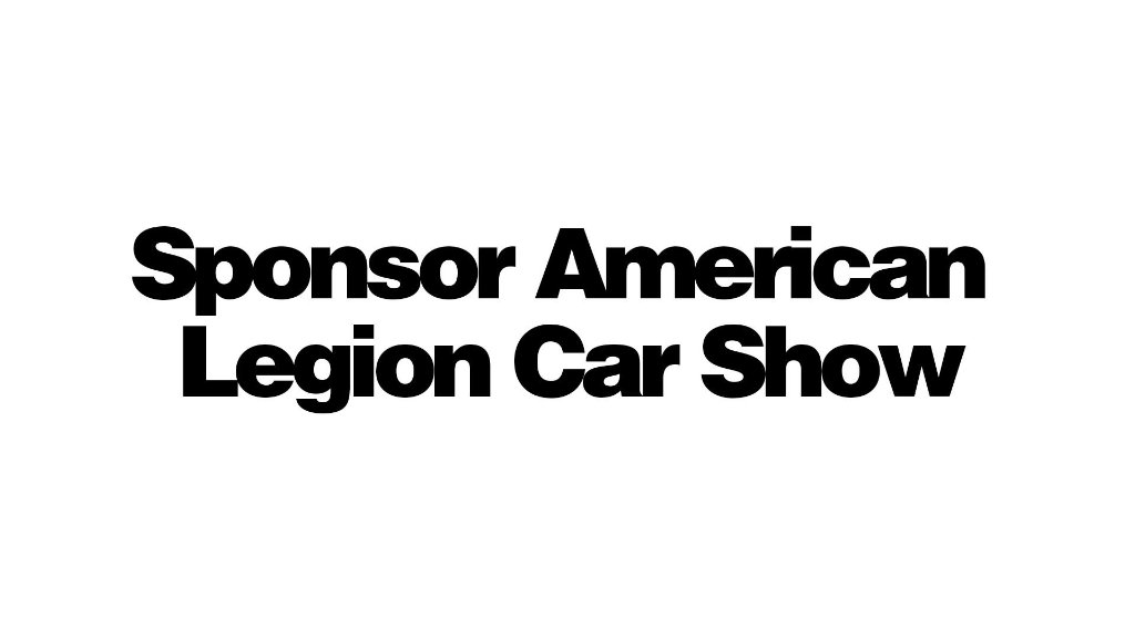 American Legion Car Show Sponsor