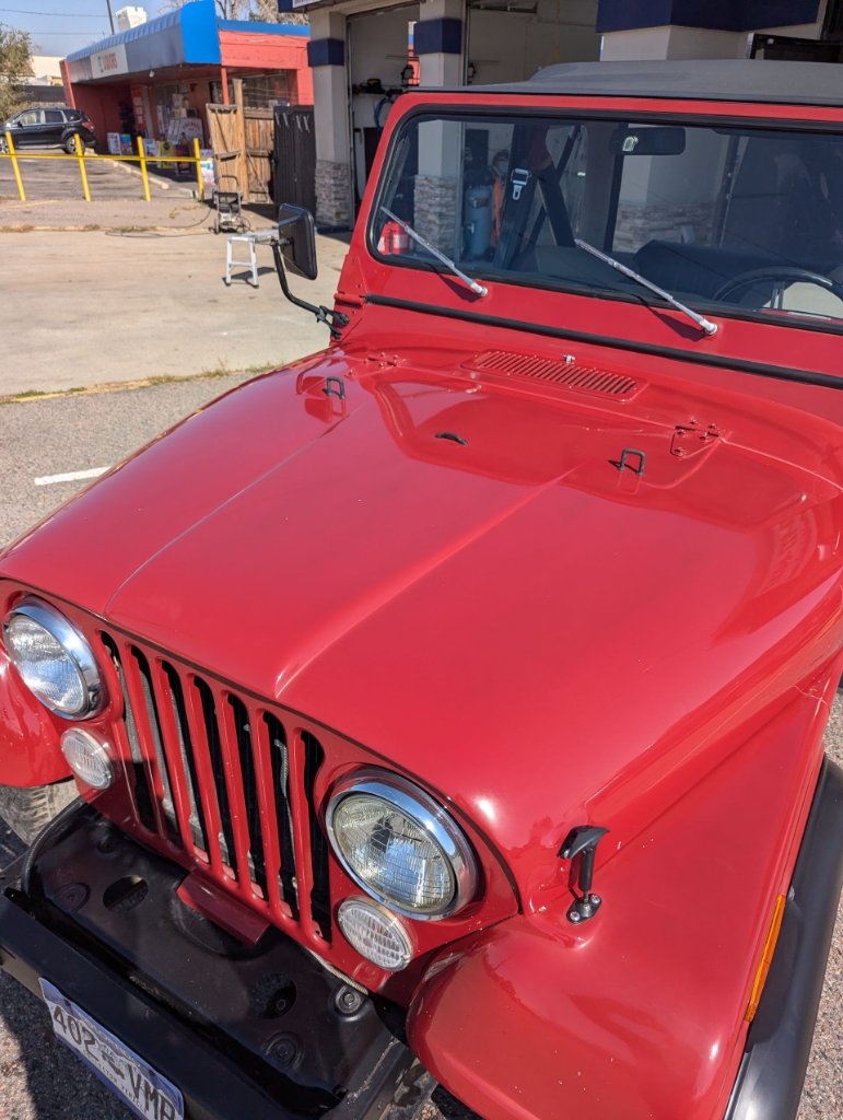 Red Jeep CJ