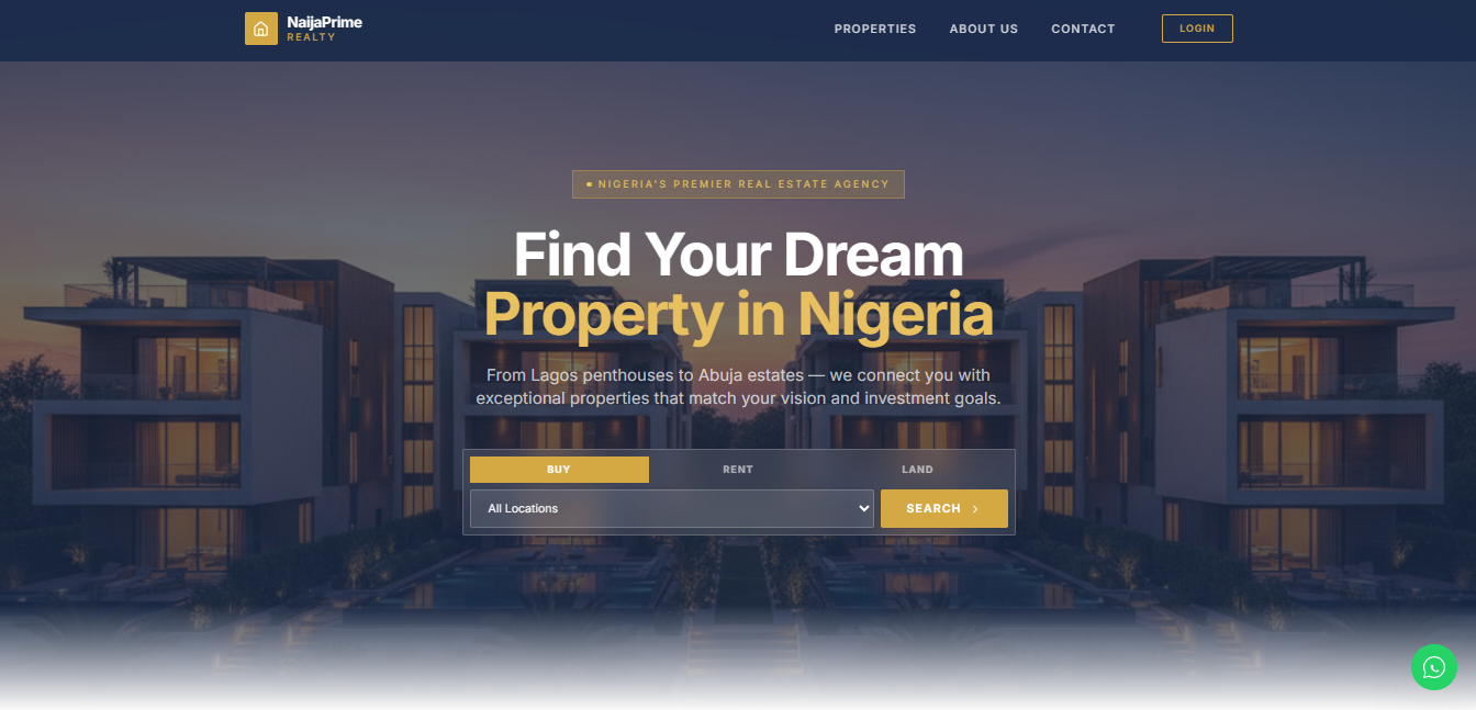 Real Estate Website Master Template template preview