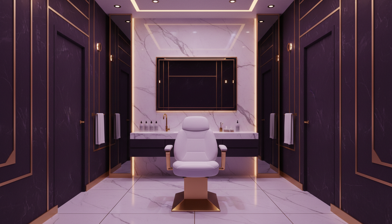 Luxury treatment lounge