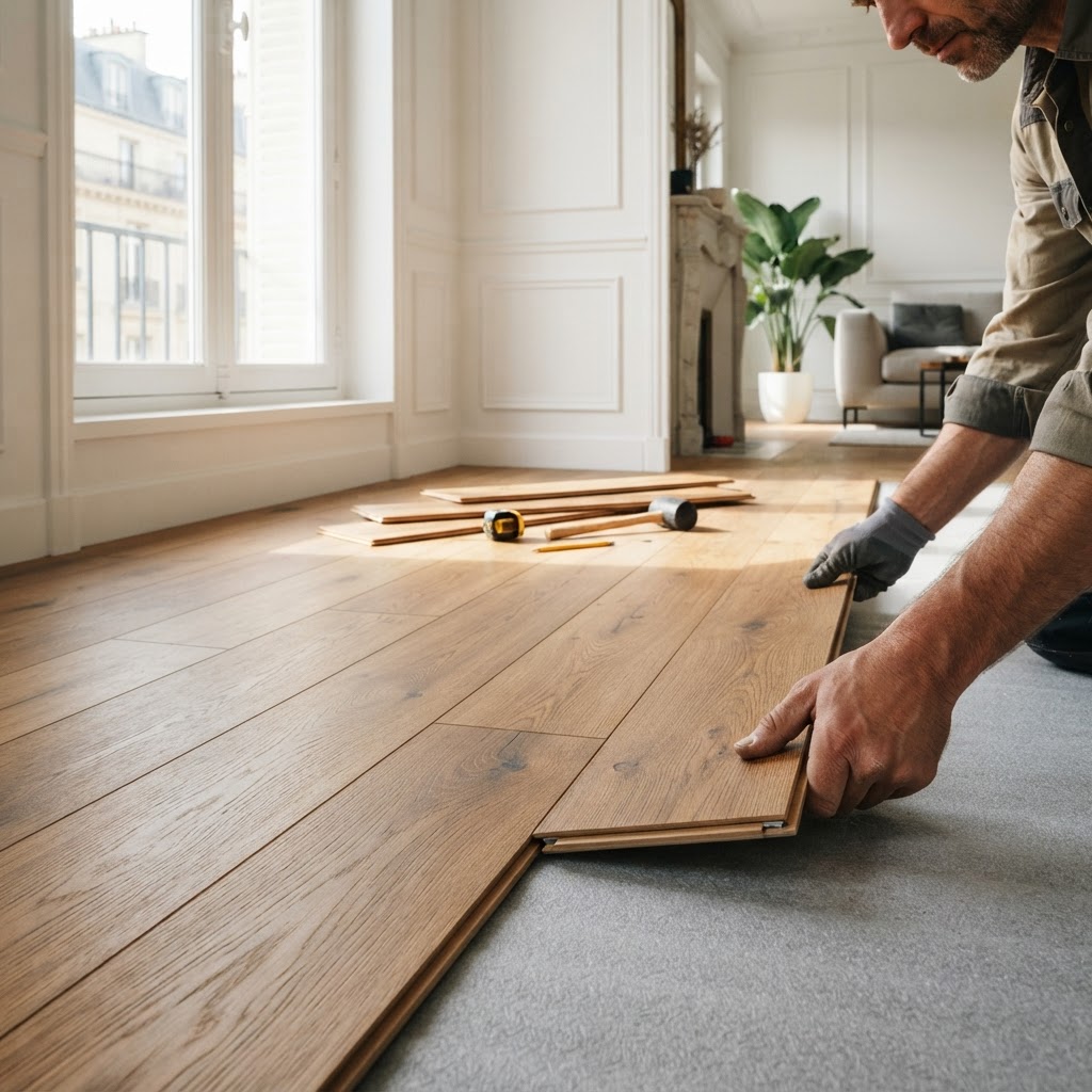 Parquet flottant
