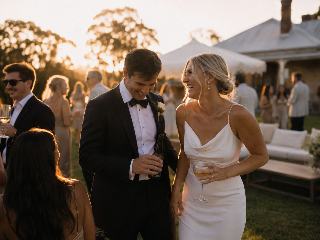 Guests at sunset — tutto events