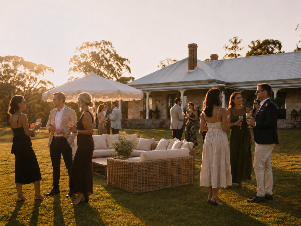 Golden hour cocktail hour — tutto events