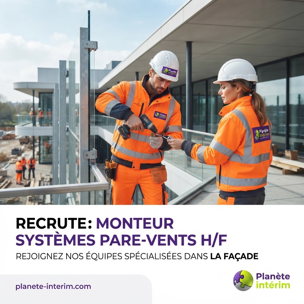 MONTEUR SYSTEMES PARE-VENTS H/F
