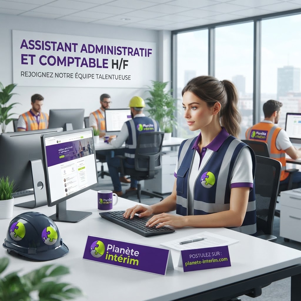 ASSISTANT ADMINISTRATIF ET COMPTABLE H/F