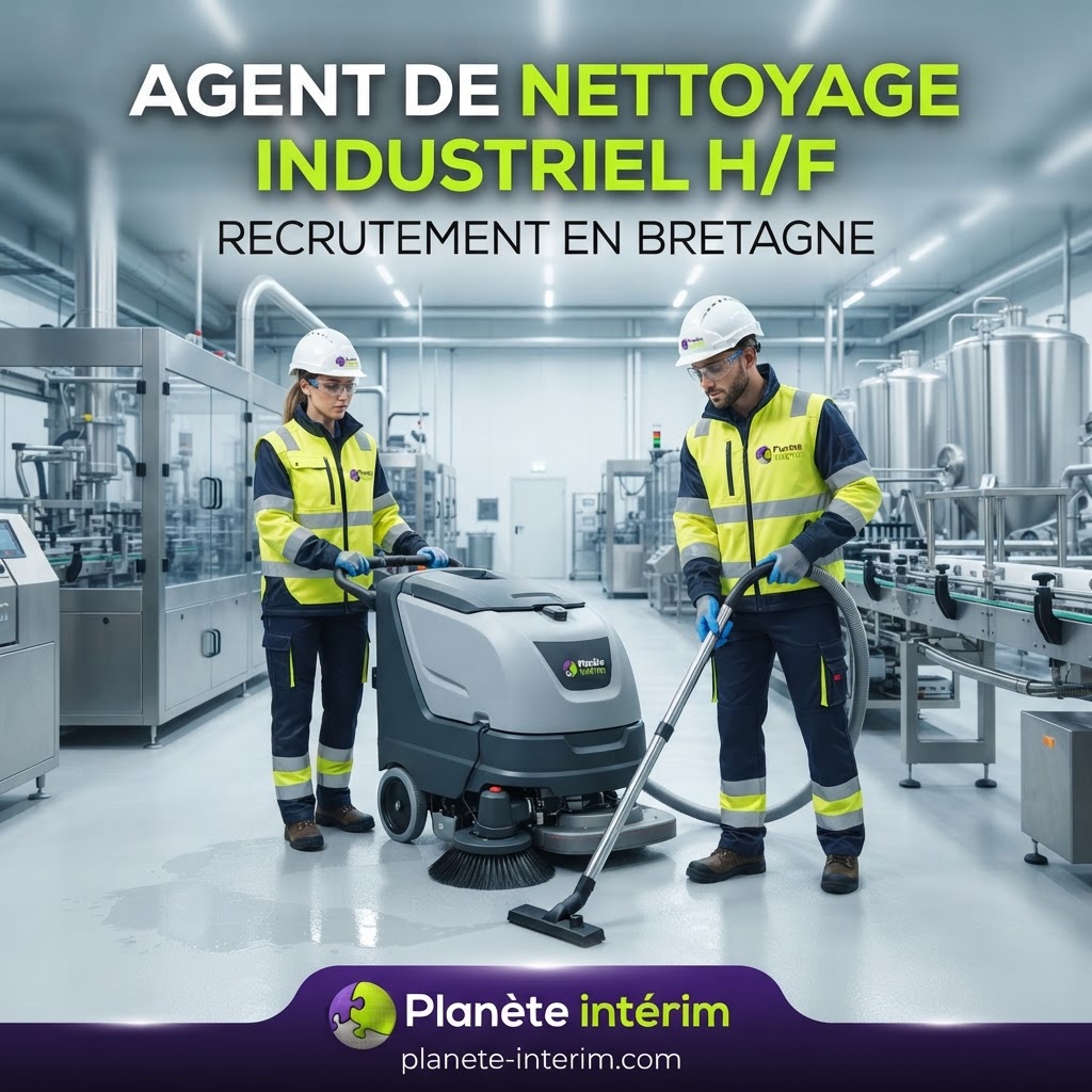 AGENT DE NETTOYAGE INDUSTRIEL H/F