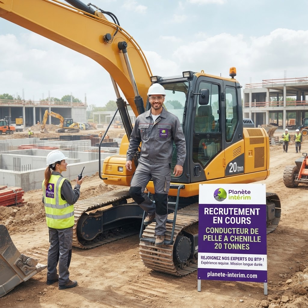 CONDUCTEUR DE PELLE A CHENILLE H/F