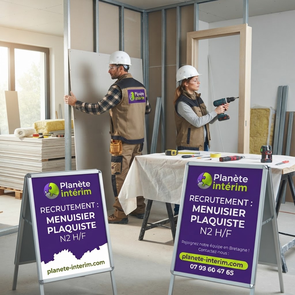 MENUISIER PLAQUISTE H/F