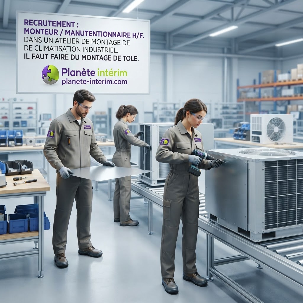MONTEUR /MANUTENTIONNAIRE H/F
