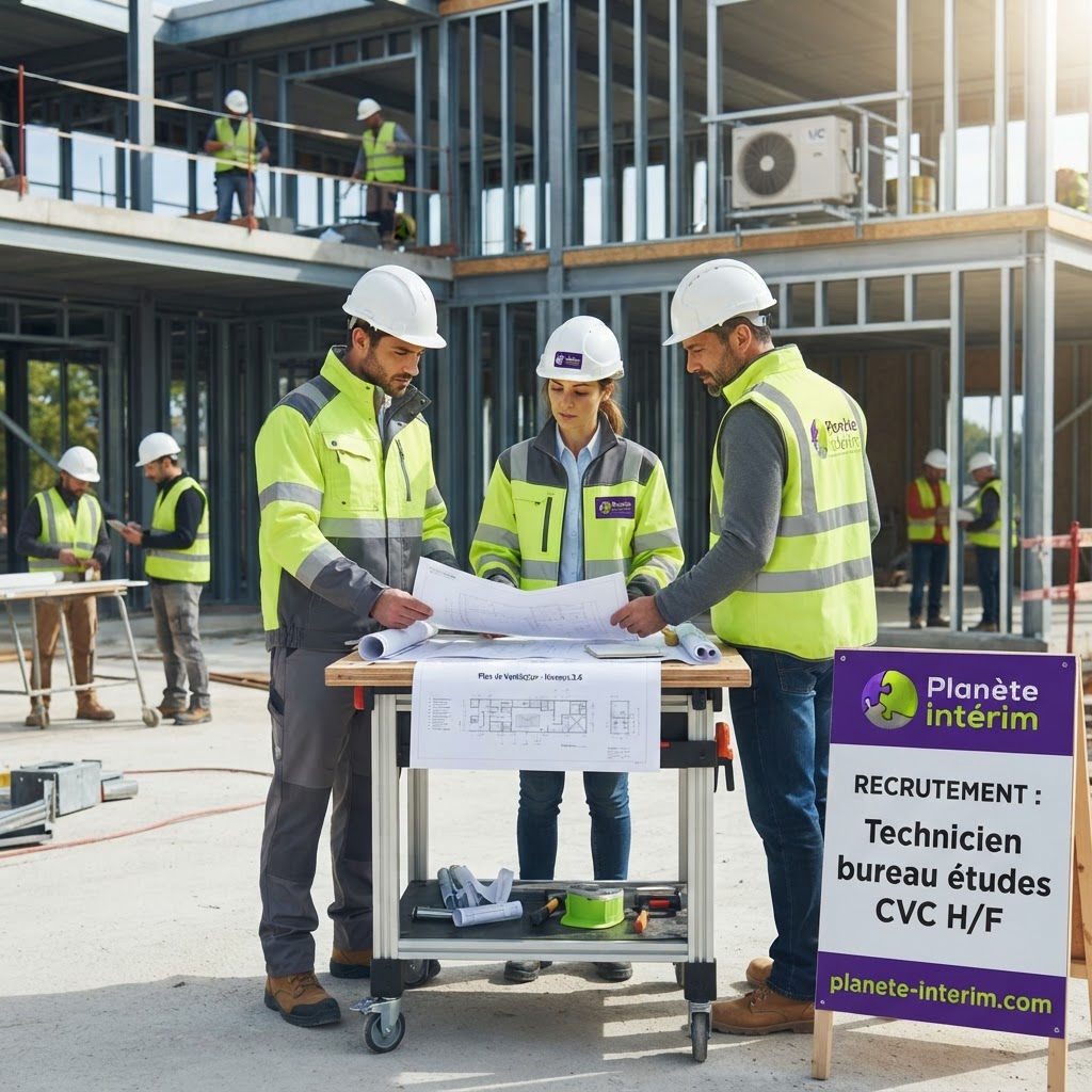 TECHNICIEN BUREAU D'ETUDES CVC H/F