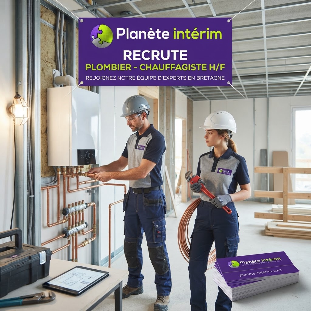 PLOMBIER - CHAUFFAGISTE H/F
