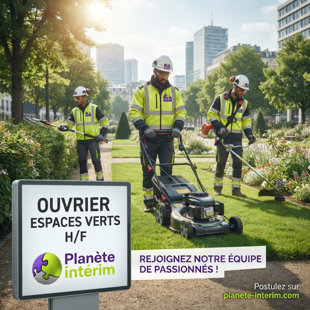 OUVRIER ESPACES VERTS H/F