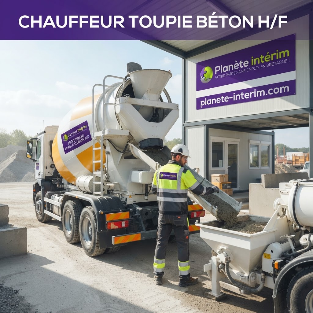 CHAUFFEUR TOUPIE BÉTON H/F