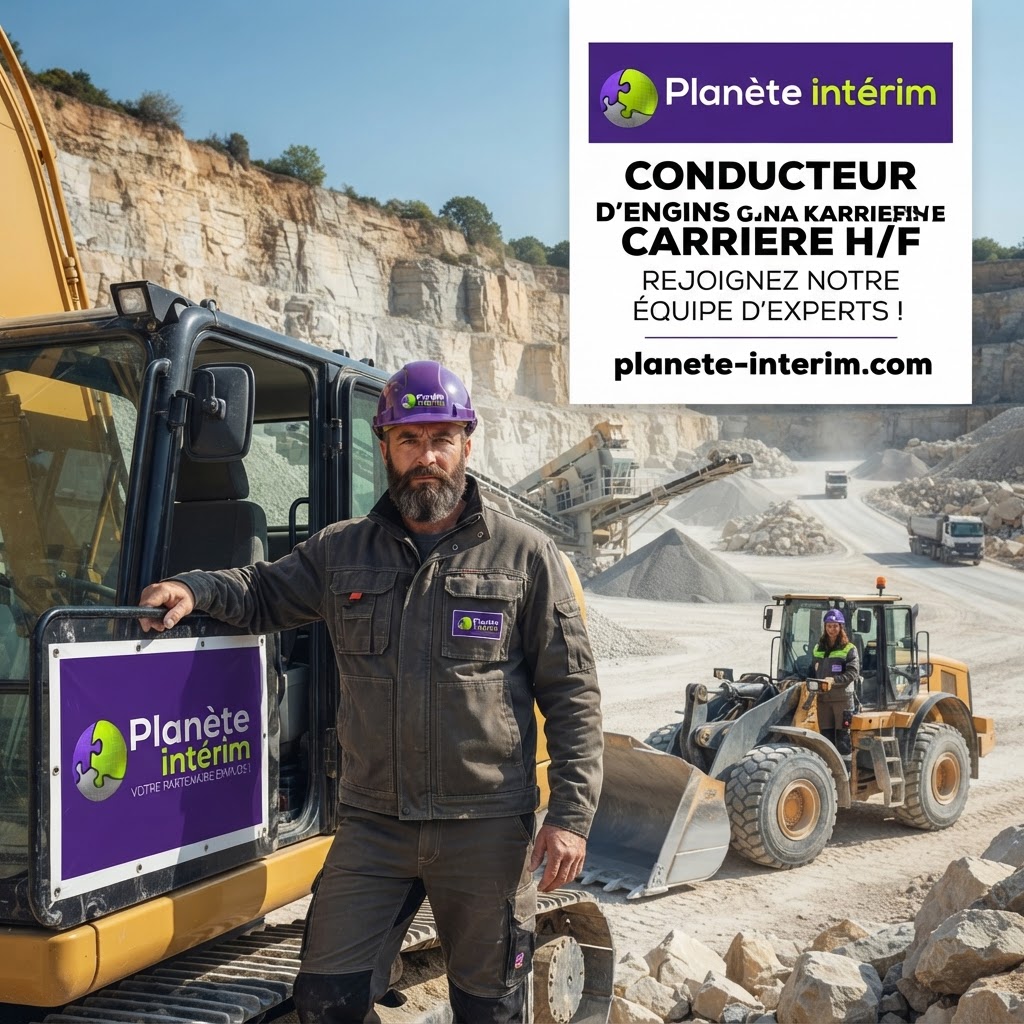 CONDUCTEUR D'ENGINS CARRIERE H/F