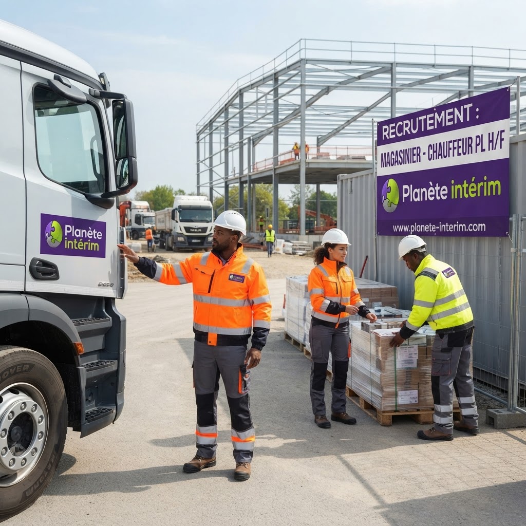 MAGASINIER - CHAUFFEUR PL H/F
