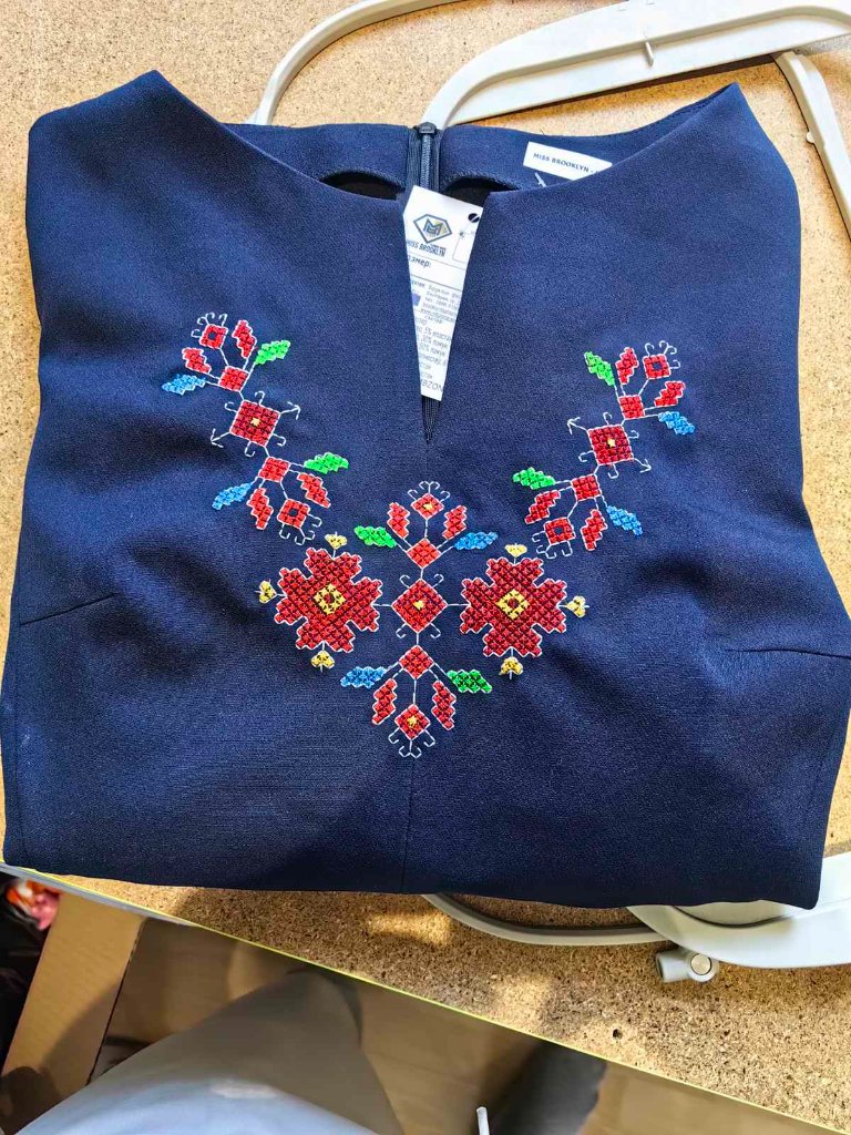 Рокля с шевица модел 3