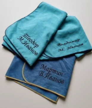 Детска хавлия с бродирано име