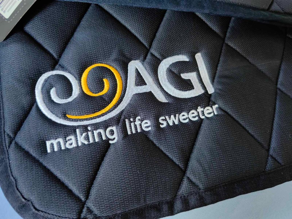Бродерия на лого върху валтрап (AGI) 2