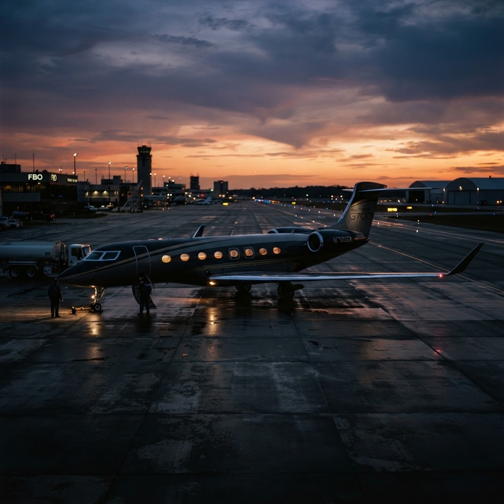 Gulfstream G700 sur le tarmac