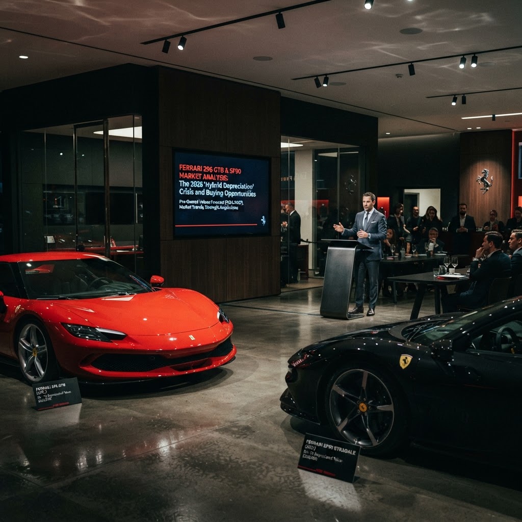Ferrari SF90 und 296 GTB bei einer Marktanalyse für Investoren